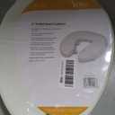 DMI Raised Toilet Seat Toilet, Toilet Seat Riser, Seat Cushion and Toilet Seat Cover to Add Extra Padding to the Toilet Seat while Relieving Pressure, 2 Inch Pad, White