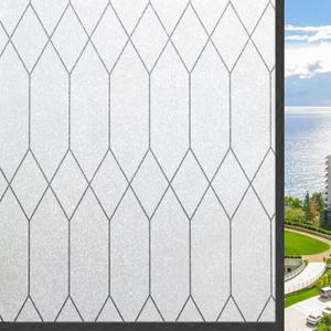 Kromapolis Frosted Privacy Film Static Cling Non-Adhesive 23.6 x 157.4 inch, 23.6In by 157.4In