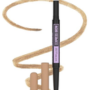 Maybelline Express Brow 2In1 Pencil and Powder Eyebrow Makeup, Light Blonde, 1 Count
