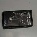 ESOW Heavy Duty Metal Garden Hose Nozzle, High Pressure Water Hose Nozzle with 4 Spray Patterns Rotating, Ideal for Outdoor Lawn & Garden Watering, Car & Pet Washing, Silver