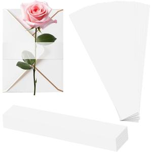 150Pcs Vellum Belly Band for 5x7 Invitations, Clear Invitation Belly Bands Wedding Invitation Accessories, Vellum Paper Belly Bands Liners for Vellum Envelopes Wedding Invitation Card Gift Wraps