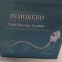 Inmoredo Cold Therapy Machine, Programable Ice Therapy Machine, for Knee Replacement, Post-Surgery Recovery, ACL, Pain Relief, for Sports Injuries, Sprains, Reduce Swelling, Knee Pad (Blue)