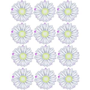 12Pcs 3inch/7.6cm Daisy Refrigerator Magnets, Large Magnets for Whiteboard, Flower Locker Magnets, Cute Magnets for Office Home Kitchen Fridge