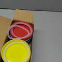 AOZITA [16 Pack] WIDE Mouth Mason Jar Lids for Ball, Kerr and More - Colored Plastic Storage Caps for Wide Mouth Mason/Canning Jars - Leak-Proof, Dishwasher Safe & Food Grade