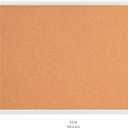Amazon Basics Cork Bulletin Board, 23" x 17", Lightweight, Easy to Mount, Aluminum/Plastic Frame