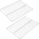 Allstare 1Pcs WB48T10095 Oven Rack Replacement Parts for GE Stove Oven Parts WB48K5019 Oven Shelf 23.7" x 17.4" GE Hotpoint Oven Wire Rack 304 Stainless Steel Rack-Flat
