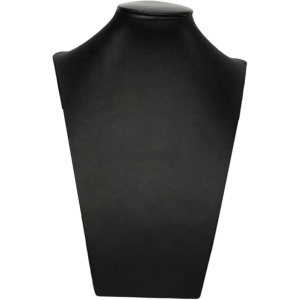 BPOMEN Elegant Pendant Necklace Display Model Mannequin Storage Rack Ornament Necklace Chain Jewelry Bust for Home Bedroom Presentation Countertop, Black