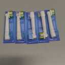 Oral-B FlossAction Electric Toothbrush Replacement Brush Heads, White, 4 Count + 1 Sensitive White
