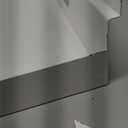 2 Pcs 16X8 Inch Slatwall Shelves, Heavy Duty Slatwall Baskets, Metal Slat Wall Shelves Accessories, Metal Retail Display for Storage and Organization, Black