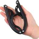 Travel Hangers Foldable Essentials for Camping Hotel RV Cruises Black