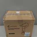 HAPAIS Steamer for Clothes,1800W Standing Garment Steamer 30s Heat-up with Adjustable Stable Double Rod,2-in-1 Flat & Hanging Ironing,Clothes Steamer with 10 Fabric Steam Modes (White gold)