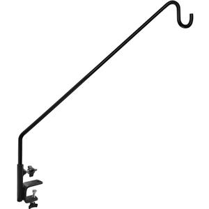 MIXXIDEA Heavy Duty Extensible Deck Hook - Adjustable for Hanging Bird Feeders, Plants, Wind Chimes, Lanterns (43in Long Deck Hook-1 Pack)
