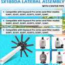 Replace for SX180DA Lateral Assembly with Center Pipe Replacement Fit for Hayward Pro Series Sand Filter Model S180T & More