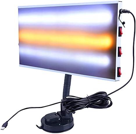 WAGX PDR Light Paintless Dent Repair Tools, Car Dent Reflector LED Stripe Line Board, Automobiles Body Stripe Testing Light for Car Body Dent Removal