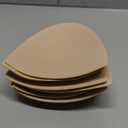 Waterproof Bathing Suit Cups Inserts - Swimsuit Pads Insert Push up for Women, 4 Pairs Sewn-Edge Bikini Padding Insert (Beige)