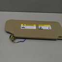 Left Driver Side Sun Visor for Honda Pilot 2009 2010 2011 2012 2013 2014 2015 Replace 83280-SZA-A01ZC with Vanity Light/with Makeup Mirror (Driver Left Side(Beige))