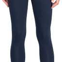 GREEN VOYAGE Women's GOTS Certified Organic Cotton Mid Rise Super Soft Knit Leggings, Size: L