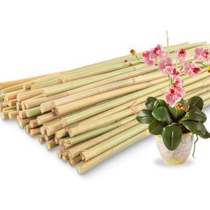 50Pcs / 18 inch Bamboo Plant Stakes for Indoor Outdoor Plants, Garden Plant Support Sticks, Poles for Tomato Vegetables Beans Trees Potted Climbing Plants(0.32''-0.4'')