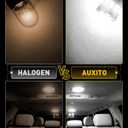 AUXITO Latest 194 LED Bulb 6500K White Super Bright 168 2825 T10 W5W LED Bulb for Car Dome Door Map Courtesy Trunk Cargo License Plate Tail Lights, Pack of 10