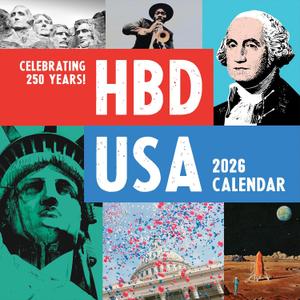 TF Publishing 2026 HBD USA-250 Years! Wall Calendar - Large Grids for Appointments and Scheduling - Vertical Monthly Wall Calendar 2026 w/Premium Matte Paper for Home & Office Organization - 12x12in