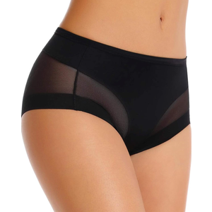 WOWENY Tummy Control Panties for Women Seamless Butt Lifter Briefs Comfy Body Shaper Shapewear Sexy Underwear Black M