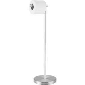 KES Toilet Paper Holder Stand 26" H (Taller Version), Free Standing Toilet Paper Roll Holder with Weighted Base for Bathroom, Rustproof SUS304 Stainless Steel Brushed Finish, BPH283S66-2 (Brushed Grey)
