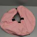 Supet Inflatable Dog Cone Collar Alternative After Surgery, Dog Neck Donut Collar Recovery E Collar to Stop Licking, Soft Dog Cone for Medium Large Dogs (XL(Neck 14"-18"), Solid Pink)