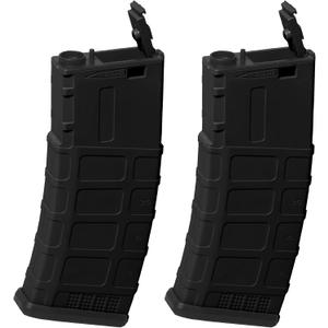 AR Series Gel Splatter Blaster Electric Magazine(2pcs) - for Ages 15+(Black)