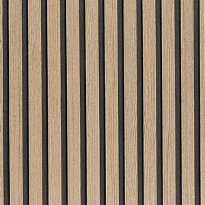 LOVADA Wood Slat Wallpaper Peel and Stick - 23.6'' x 120'' Self Adhesive Contact Paper for Walls Wood Panels for Wall, Wall Panel, Peel and Stick for Easy DIY Wall Decor (Brown)