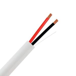 12AWG 2Conductor Speaker Wire 100Feet White 99.9% Oxygen Free Copper ETL Listed & CL3 Indoor Speaker Cable