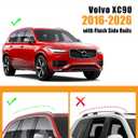 KINGGERI 300lbs Roof Rack Cross Bars Compatible with Volvo XC90 XC-90 2016-2026, Heavy Duty Anti-Theft Lockable Aluminum Roof Rails Crossbars Rooftop Accessories Luggage Racks Carrier