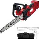 Chainsaw Cordless for Milwaukee M18 18V Battery, 10-Inch and 12-Inch 2-IN-1 Brushless Chainsaw for Wood Cutting, Tree Trimming 