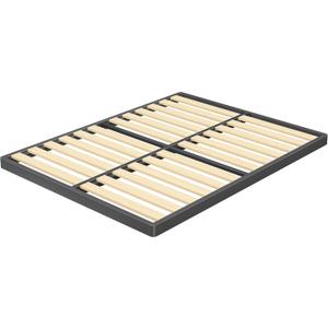VIPSHOW 2 Inch Wood Slat Queen Box Spring with Round Corners - 3000 lbs Capacity, Low Profile Bed Slat Replacement Bunkie Board with Metal Frame, Noise-Free, Easy Assemble, Black