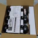 CML Hardware Keyed Alike Entry Door Knob, Matte Black Exterior Door Lock for Front Door and Entrance, Round Ball Handle, 3 Pack, Matte Black