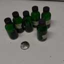 DIDITIME 2 oz Shot Bottles with Caps & Stainless Steel Funnels, Juicing Bottle Reusable Glass, 60ml Small Jars with Lids for Potion, Ginger Shots, Oils, Juice (olive green, 6-pack)