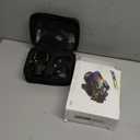 Drone with Camera, Dual 720HD, Drone for Kids with Cool Lights, Gestures Control, Vertical Shooting, Waypoint Flight, Gravity Control, 3D Flip, 3-Speeds, Drones for Adults, Beginners, Kids (Black)