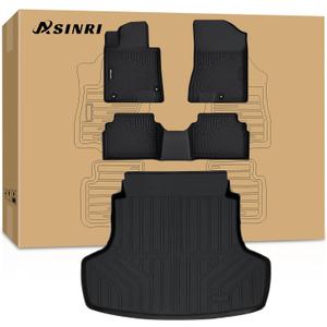 Floor Mats & Cargo Liner for 2021-2026 Kia K5 (Only FWD Models) & Hyundai Sonata/Sonata Hybrid 2020-2026 Car Floor Liners with Trunk mat