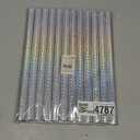 12 Pack Gender Reveal Confetti Wands, Flutter Sticks with Pink and Blue Confetti Strips