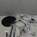 Cocktail Tree Stand, Glass Flight Tasting Display For Drinks, 3 Tier - 12 Holders For Champagne, Cocktails, Martini, Margarita Cups at Weddings, Bridal Shower, Mimosa Bar Parties & Events (Black)