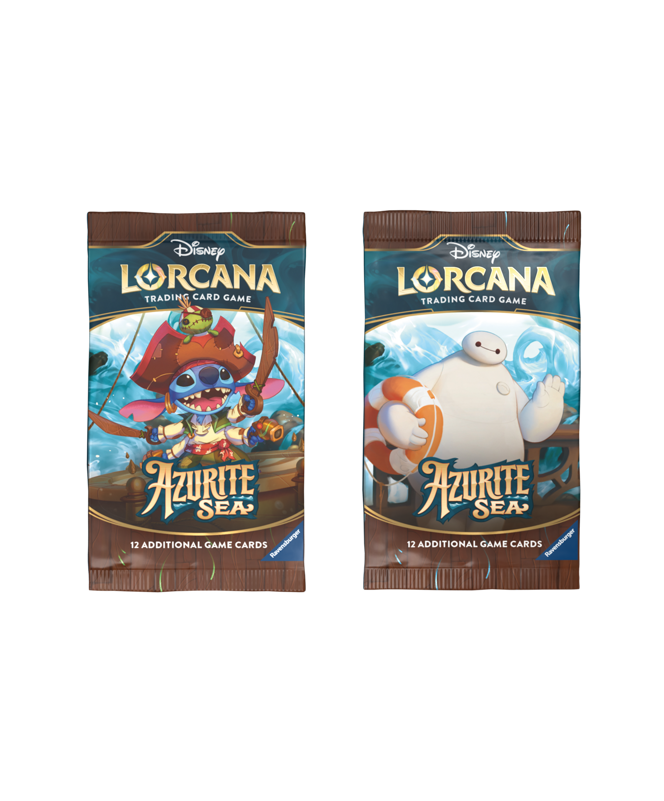 Disney Lorcana, Azurite Sea, Booster pack, Contains 12 cards Each Two Pack