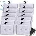 12 Packs Small Filters Cartridges Compatible with Aqueon Small Filter Carbon Filter Cartridge Compatible with Aqueon QuietFlow E Internal Power Filter 10 and 1/2.5/5 Gallon Minibow Aquarium Filters