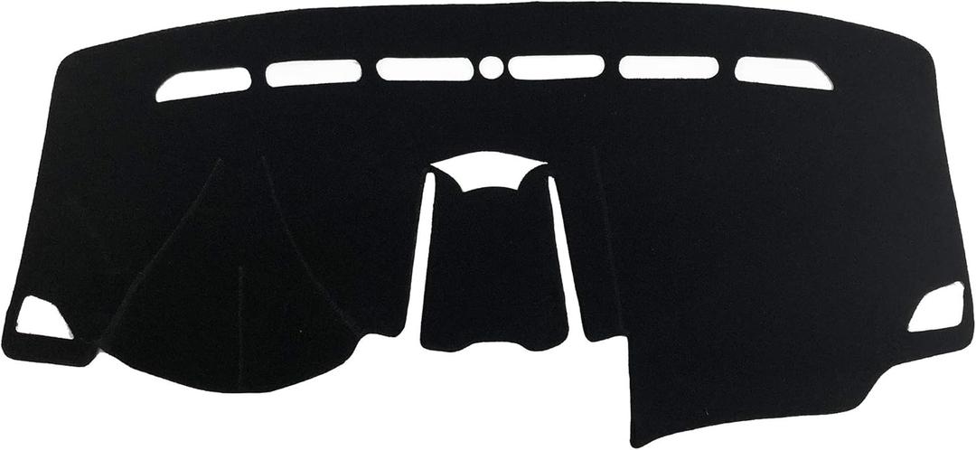 Custom Fit Dashboard Black Center Console Cover Dash Mat Protector Sunshield Cover for Ford Edge 2019 2020 2021 2022 2023 2024 2025
