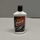 Meguiar's PlastX Clear Plastic Cleaner & Polish (10 oz) Bundle with Microfiber Cloth & Foam Pad (3 Items)