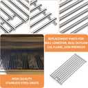 Bull Grill Replacement Parts for Bull 16517 BBQ Angus, Brahma, Lonstar Select, Outlaw Steer Premium, Lonestar Select, 7 Burner Premium, 65073 L60000 L75000 L90000, Grill Grate, Flame Tamer,Heat Shield