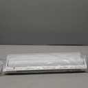 Persilux No Drill No Tools 100% Blackout Roller Shades for Indoor windows, Free-Stop Cordless Roller Blinds, UV Protection Thermal Insulated Fabric Roller Window Shades for Home (White, 20"W x 72"H)