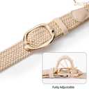 JASGOOD Braided Elastic Belt for Women Stretchy Woven Golf Belt Casual Web Belt for Jeans Pants (Beige)