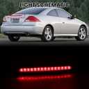 3rd Third Brake Light for Honda Accord 2006 2007 LED High Mount Stop Light Brake Lights 3rd Stop Lamp Replace 34270-SDA-H11 34270-SDA-A11