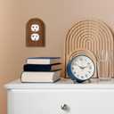 4 x DoubleFill 4 Pcs Walnut Wood Light Switch Cover Brown Outlet Covers Wall Plate Decorative Boho Plug Plate Vintage Rustic Contemporary Interior Room Home Decor (13 * 8.2cm,Arch Double Hole)