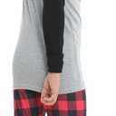 VENTELAN Family Matching Christmas Pajamas Set Holiday Santa Claus Sleepwear Xmas PJS Set for Couples and Kids (2T, Grey Deer)