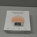 Sunrise Alarm Clock White Noise Sound Machine with 25 Soothing Sounds, 17 Night Lights, Bluetooth Speaker Wake Up Light Alarm Clock for Bedrooms, Heavy Sleepers, Baby, Kids (Gray)